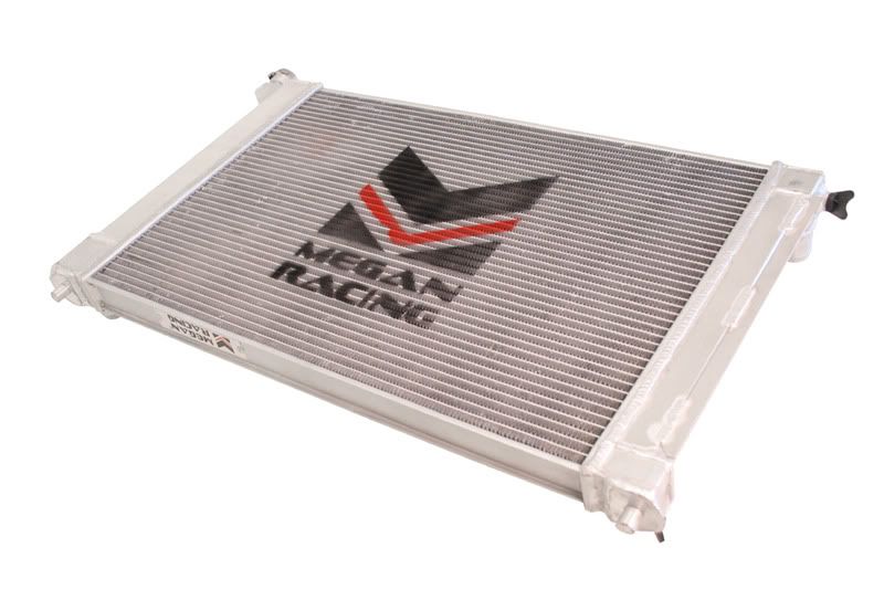 MEGAN 2 Row Aluminum Radiator for Scion tC 05-10 ANT10 2AZ-FE Manual w/ 12" Fan