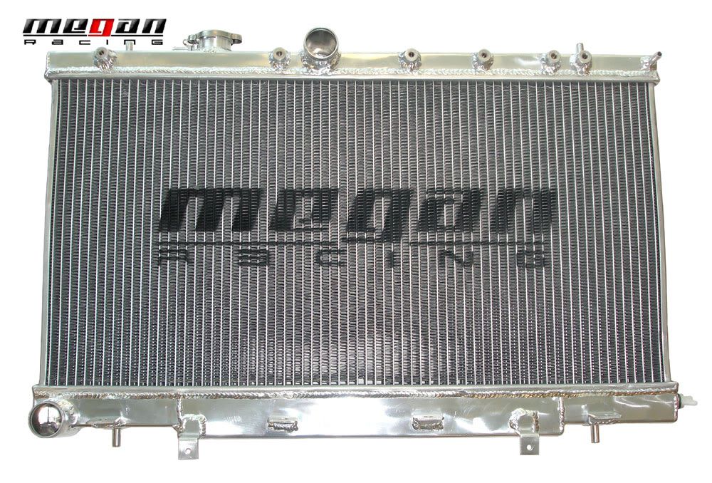 MEGAN 2 Row Aluminum Radiator for Impreza WRX STi 02-07 Manual w/12" Fan