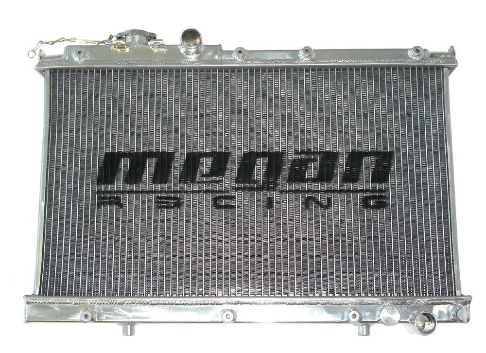 MEGAN 2 Row Aluminum Radiator Celica 94-99 5SFE 5S-FE ST204 Manual w/ 12" Fan