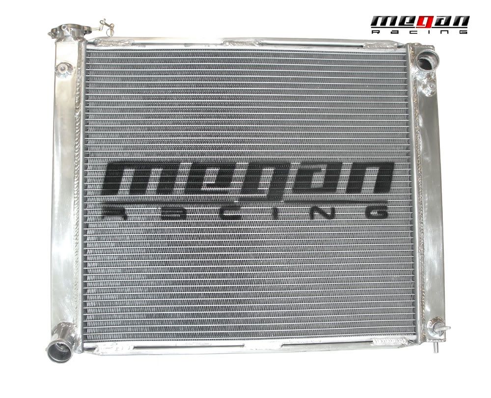 MEGAN 3 Row Aluminum Radiator for 300zx Z32 Fairlady VG30Dett Manual w/ 12" Fan