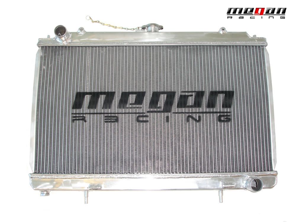 MEGAN 3 Row Aluminum Radiator for JDM 200sx SR20 SR20det S14 Silvia Manual only