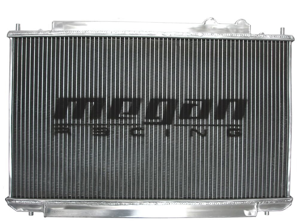 MEGAN 2 Row Aluminum Radiator Civic SI 06-11 K20 K20Z3 FA5 FG2 Manual w/ 12" Fan