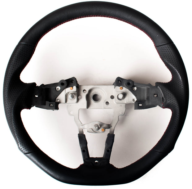 Cipher Auto Enhanced Leather Steering Wheel Blue Stitching 16+ Mazda ND Miata MX-5