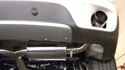 MEGAN 3.5" Dual Titanium Burnt Roll Tip AxleBack Exhaust for BMW E70 X5 07-13 I6