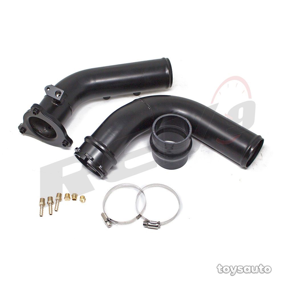 Rev9 2.5" Intercooler Charge Hard Pipe Kit Black for BMW B46 G30 530e 530i 17-19