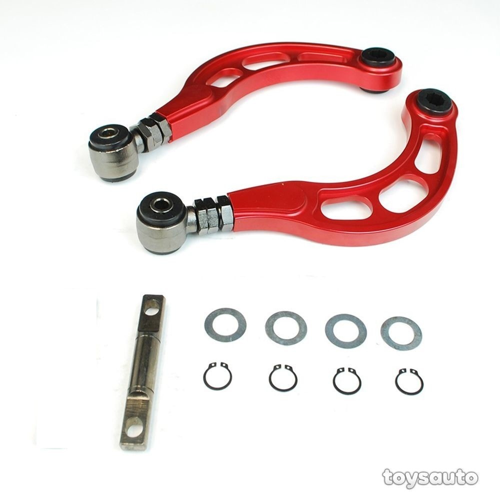 Godspeed Gen2 Rear Camber Control Arm for Honda Civic 06-15 Acura ILX 13-17 Red