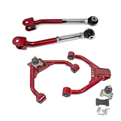 Godspeed 4pc Front + Rear Camber Control Arm for 370z 09-18, G37 Sedan 08-13