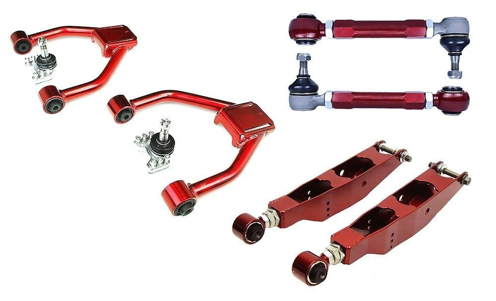 Godspeed 6pc Front Camber + Rear Toe + Lower Control arm for Lexus IS300 01-05