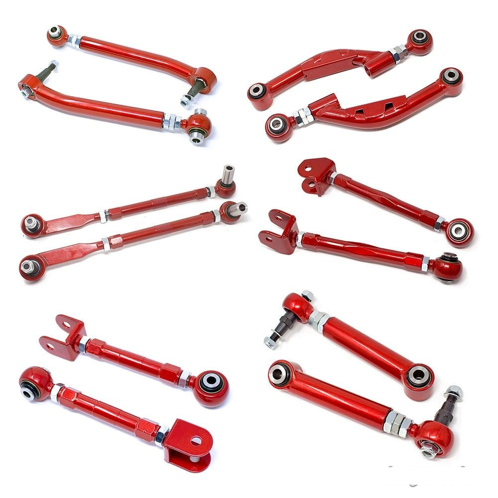 Godspeed 12pc Front Tension+Rear Toe+Camber+Control Arm for Genesis Coupe 09-16