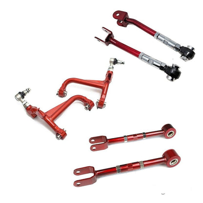 Godspeed 6pc Rear Up+Low Camber + Traction Arm for 350z G35 03-06 4D, 03-07 2D