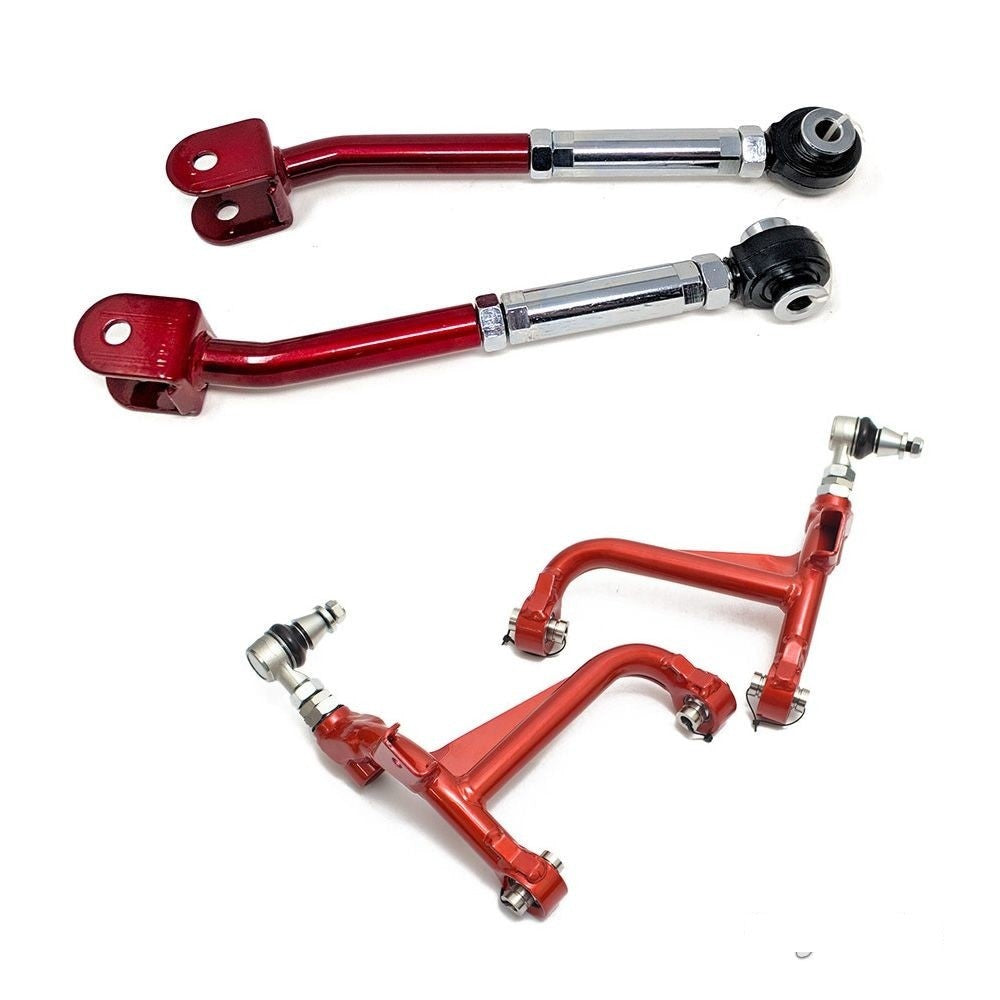 Godspeed 4pc Rear Upper + Lower Camber Control Arm for 370z 09-20, G37 4D 08-13
