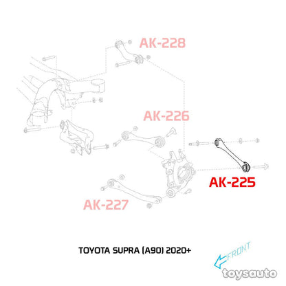 Godspeed 2pc Rear Toe Control Arm for BMX G20 320i 330i M340i, Z4 G29, Supra A90
