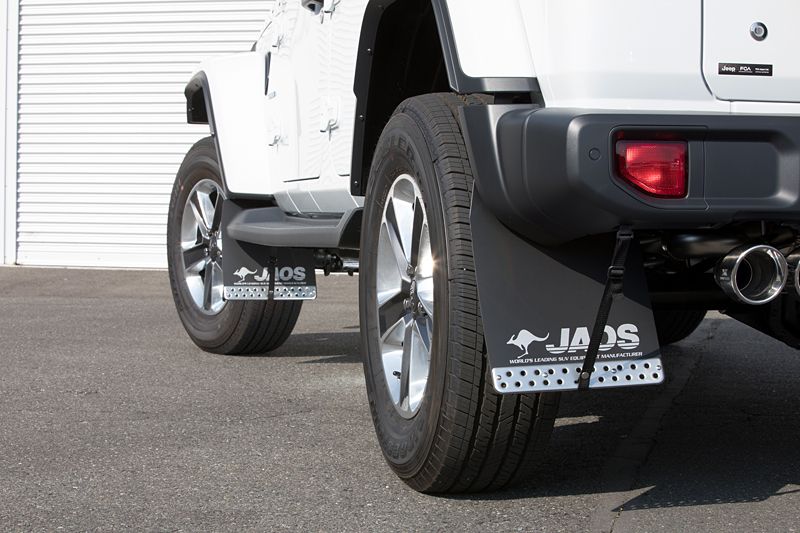 JAOS Front + Rear Black Mud Guard3 Guard Flap for Jeep Wrangler JL 18-25 2/4Door