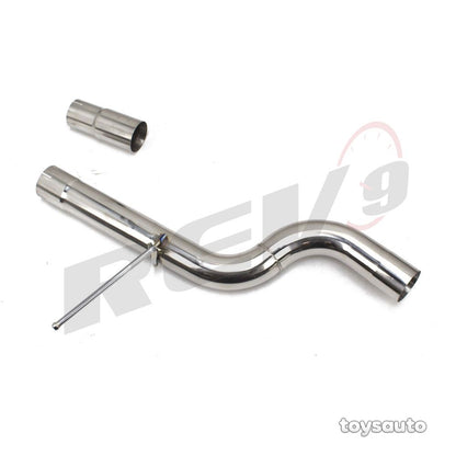 Rev9 4" Roll Dual Tip Catback Muffler Exhaust *38lbs only for VW GTi MK7.5 18-20