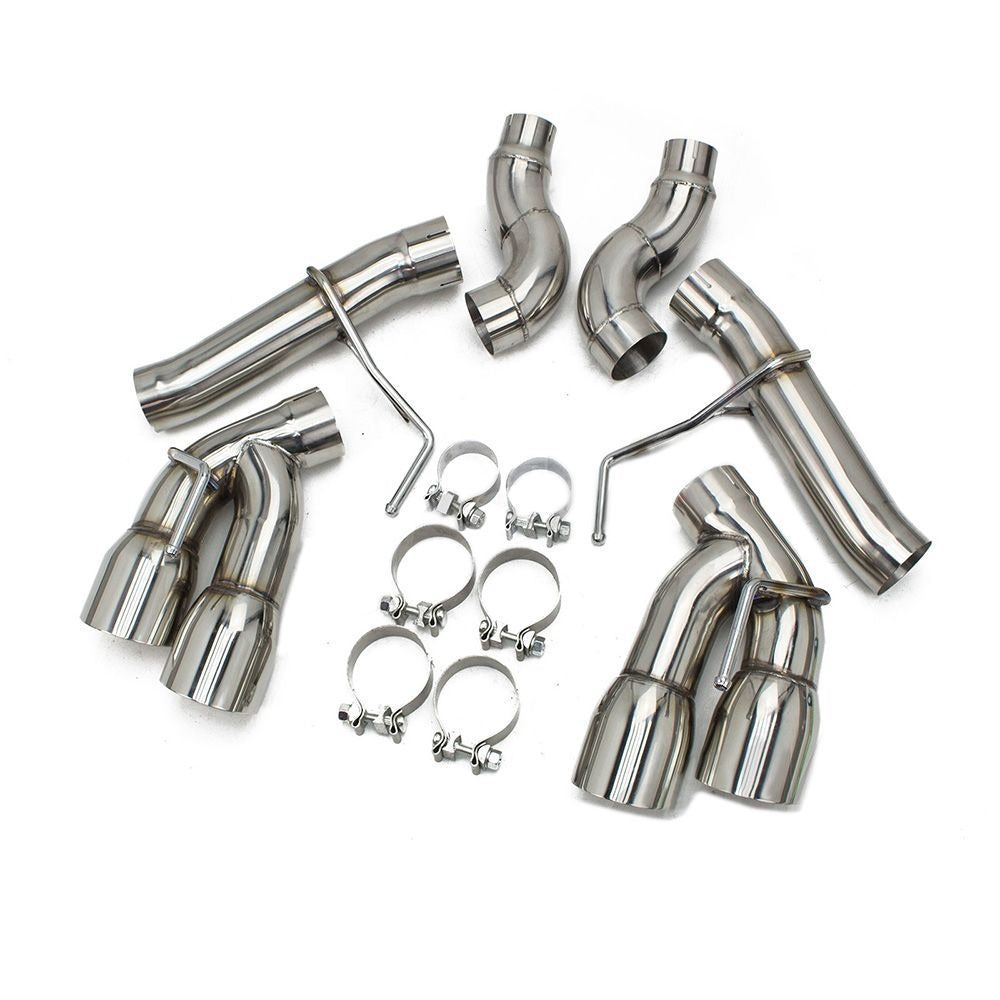 Rev9 Stainless Axleback Muffler Delete Exhaust for Chevrolet Camaro 16-19 2.0T 