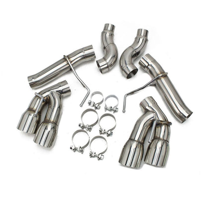 Rev9 Stainless Axleback Muffler Delete Exhaust for Chevrolet Camaro 16-19 2.0T 
