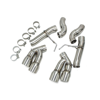Rev9 Axleback Muffler Delete Exhaust for Chevy Camaro 16-20 SS V8 6.2L *non NPP*
