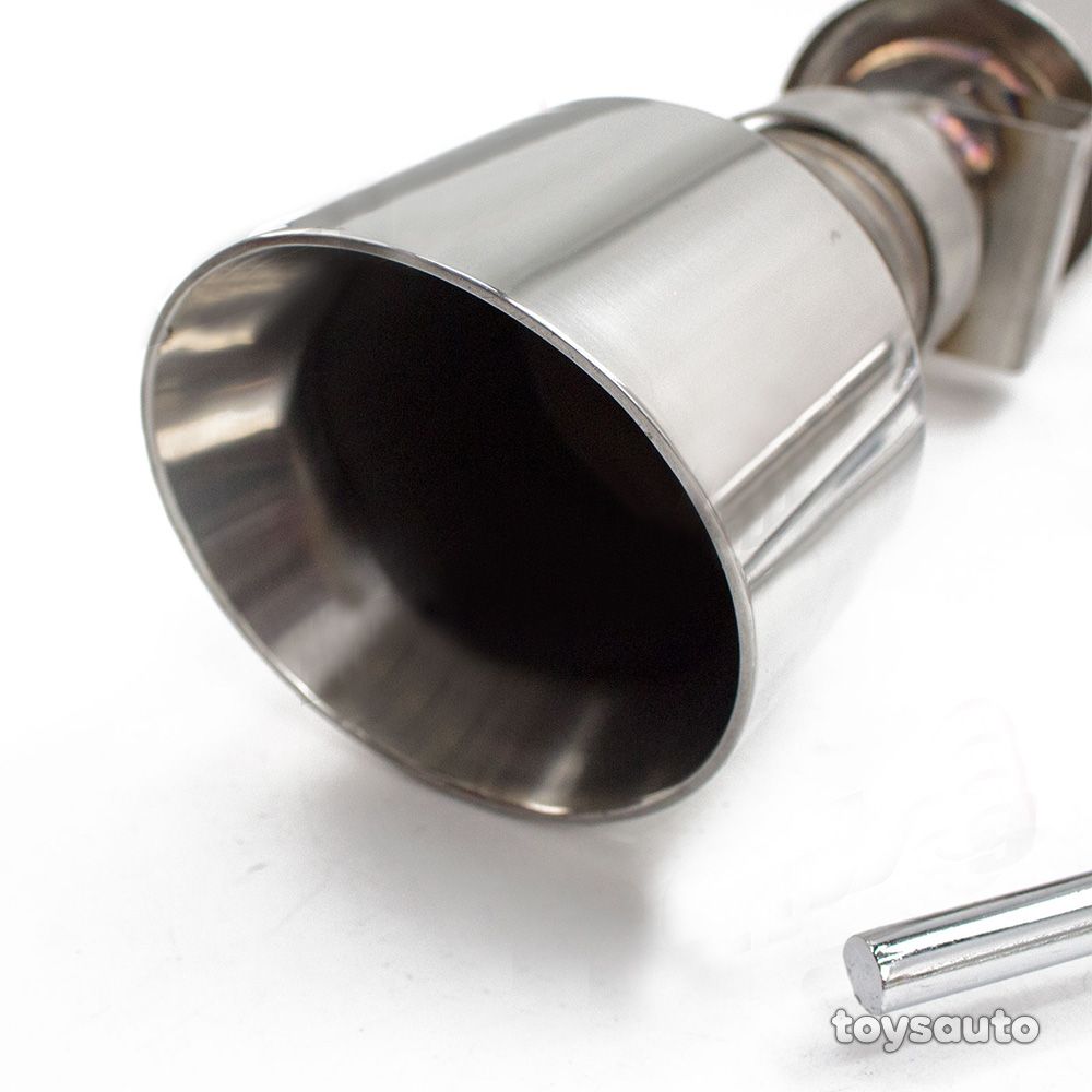 Rev9 FlowMaxx 4" Tip Axleback Exhaust Muffler Delete for Mustang GT 15-17 V8 5.0