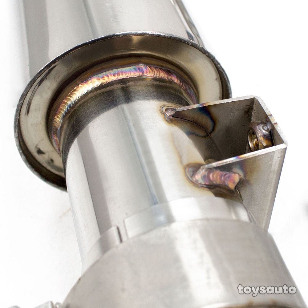 Rev9 FlowMaxx Axleback Exhaust 4" Stainless Dual Tip for Mustang GT 15-17 V8 5.0