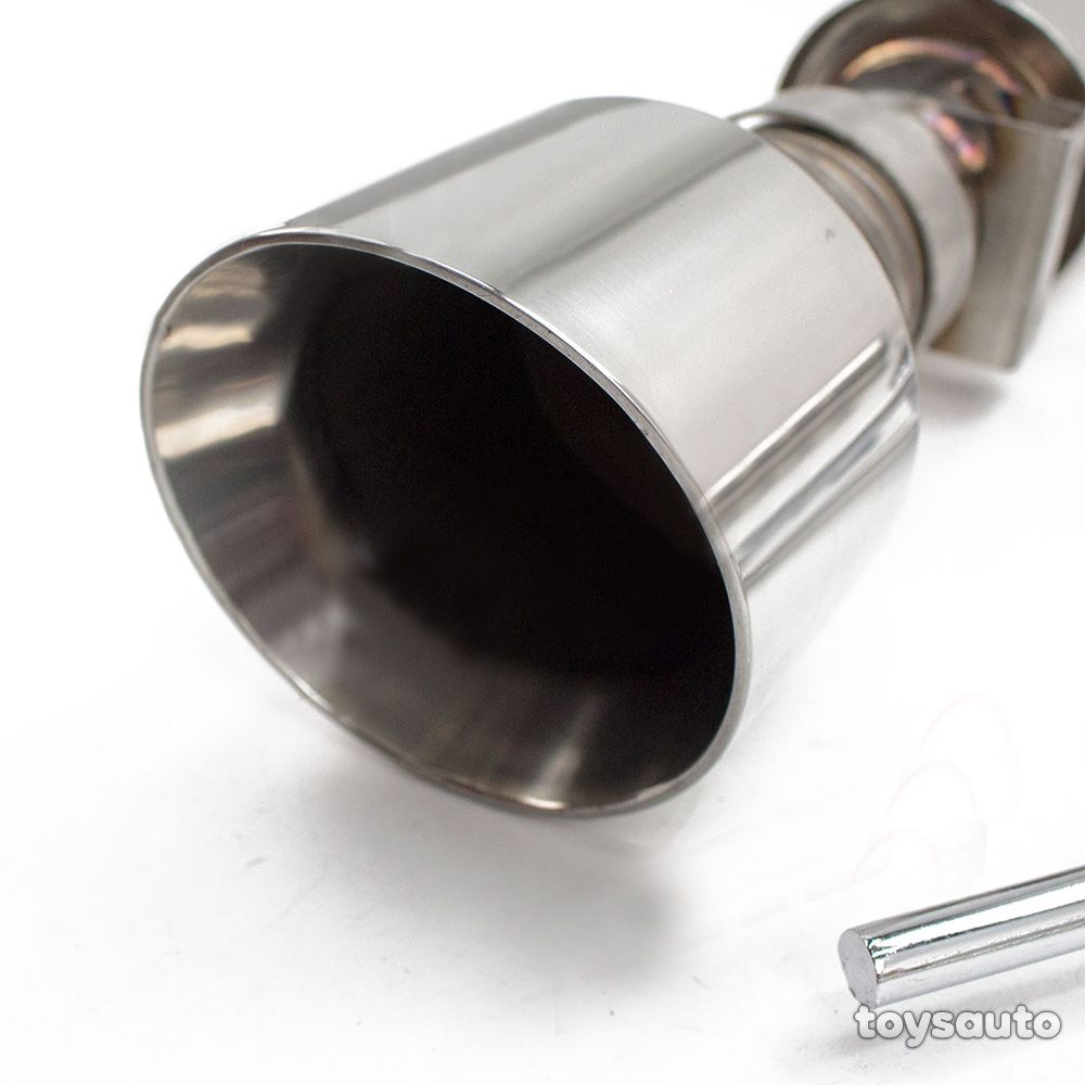 Rev9 FlowMaxx Axleback Exhaust 4" Stainless Dual Tip for Mustang GT 15-17 V8 5.0