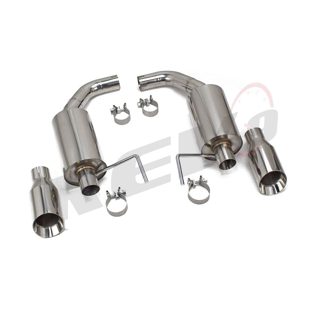 Rev9 FlowMaxx Axleback Exhaust 4" Daul Tip for Mustang 2.3L EcoBoost 3.7L 15-17