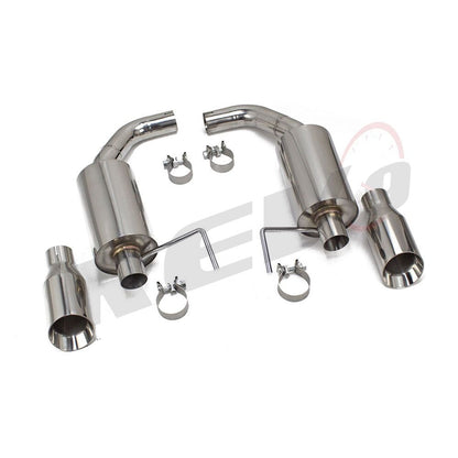 Rev9 FlowMaxx Axleback Exhaust 4" Daul Tip for Mustang 2.3L EcoBoost 3.7L 15-17