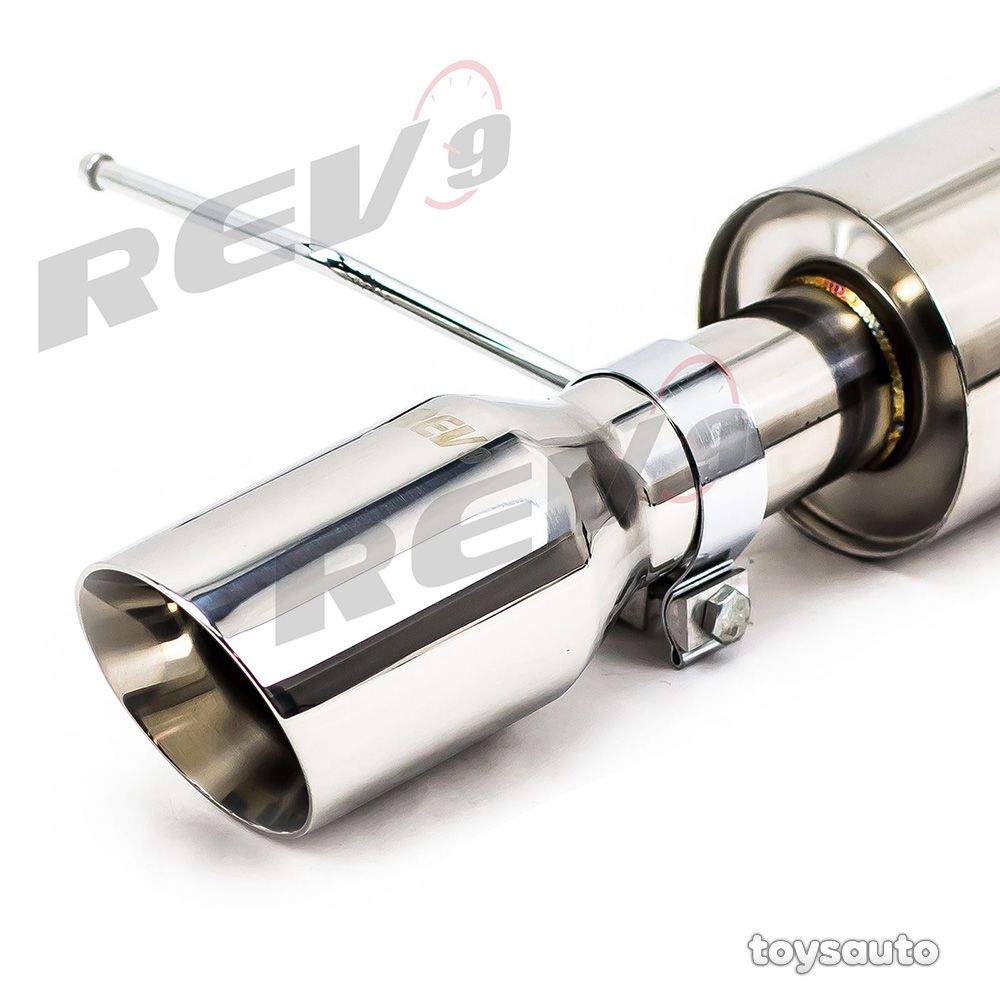 Rev9 Axleback Exhaust 4" Tip "2.5 Pipe" for Ford Mustang GT GT500 Boss 302 11-14