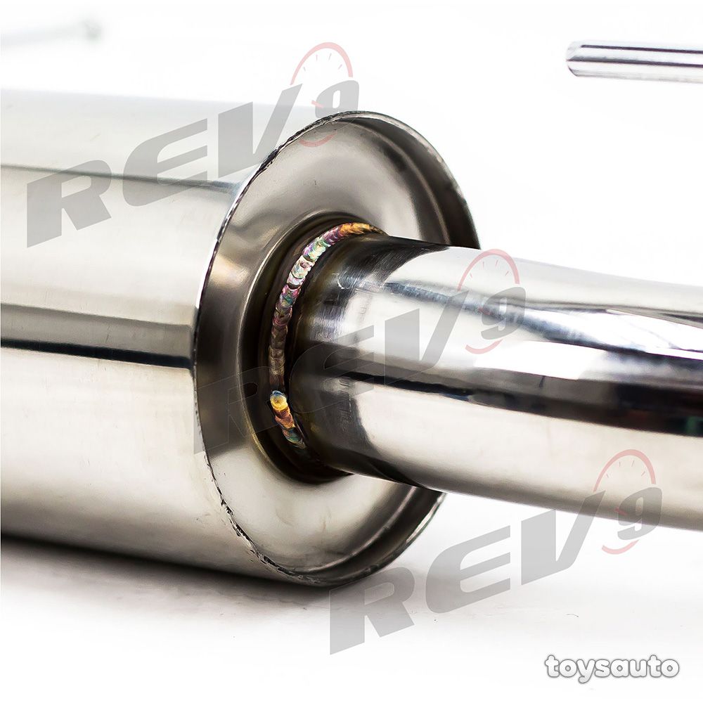 Rev9 Axleback Exhaust 4" Tip "2.5 Pipe" for Ford Mustang GT GT500 Boss 302 11-14