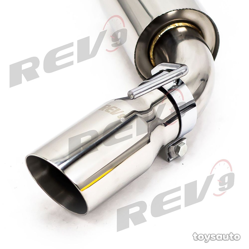 Rev9 FlowMaxx Axleback Exhaust 4" SS Dual Tip for Camaro V6 3.6L 10-15 LT LS