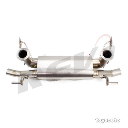 Rev9 Race Full Titanium Catback Exhaust 2.75" *Valved for Audi R8 4.2L V8 08-12