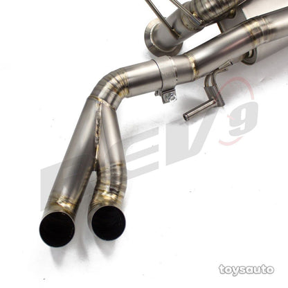 Rev9 Race Full Titanium Catback Exhaust 2.75" *Valved for Audi R8 4.2L V8 08-12