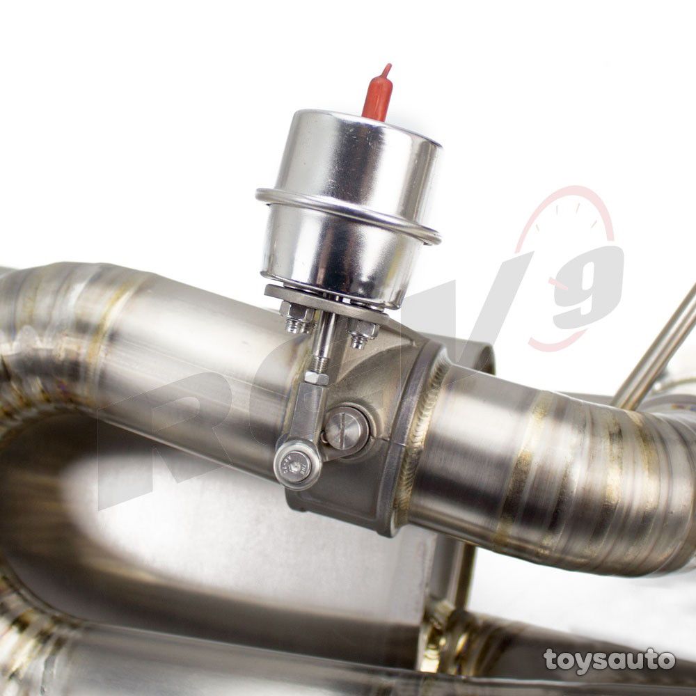 Rev9 Race Full Titanium Catback Exhaust 2.75" *Valved for Audi R8 4.2L V8 08-12