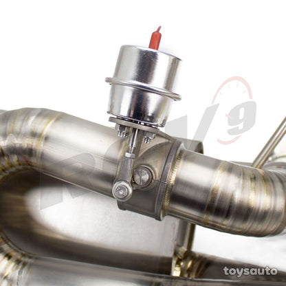 Rev9 Race Full Titanium Catback Exhaust 2.75" *Valved for Audi R8 4.2L V8 08-12