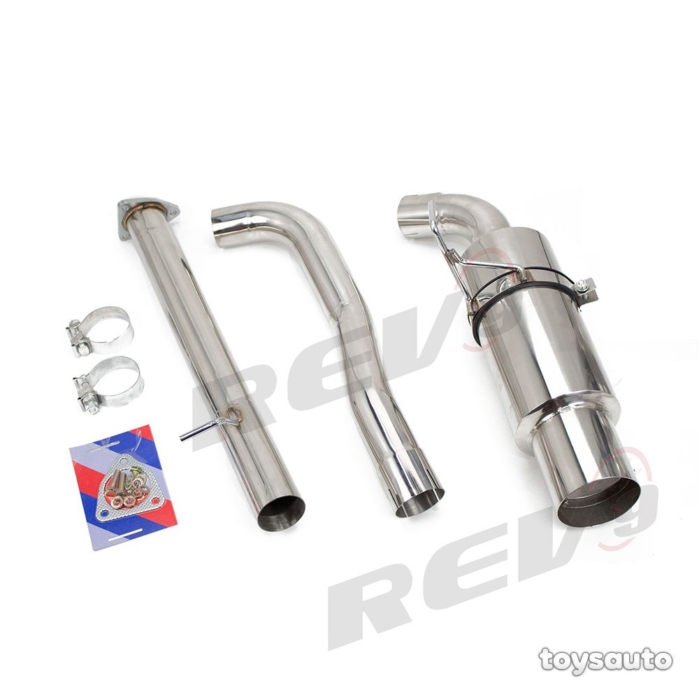 Rev9 4.5" Stainless Single Tip Catback Exhaust for Honda S2000 00-09 AP1 AP2