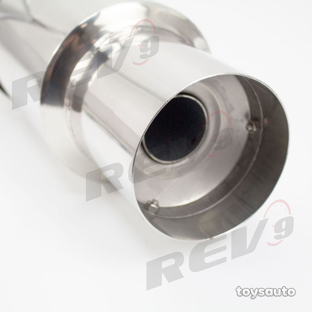 Rev9 4.5" Stainless Single Tip Catback Exhaust for Honda S2000 00-09 AP1 AP2