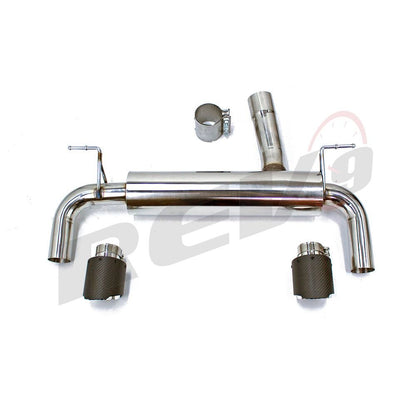 Rev9 FlowMaxx Axle Back Exhaust Carbon Tip for BMW 335i F30 12-15 435i F32 14-16