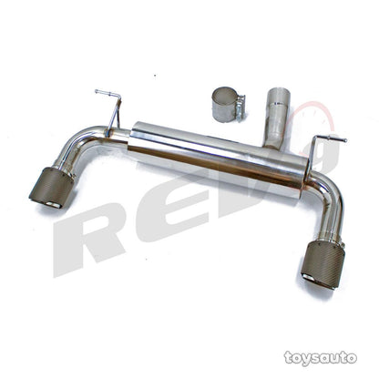 Rev9 FlowMaxx Axle Back Exhaust Carbon Tip for BMW 335i F30 12-15 435i F32 14-16