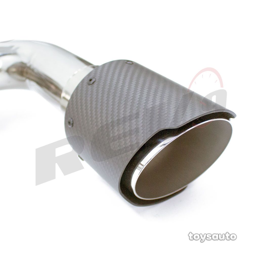 Rev9 FlowMaxx Axle Back Exhaust Carbon Tip for BMW 335i F30 12-15 435i F32 14-16