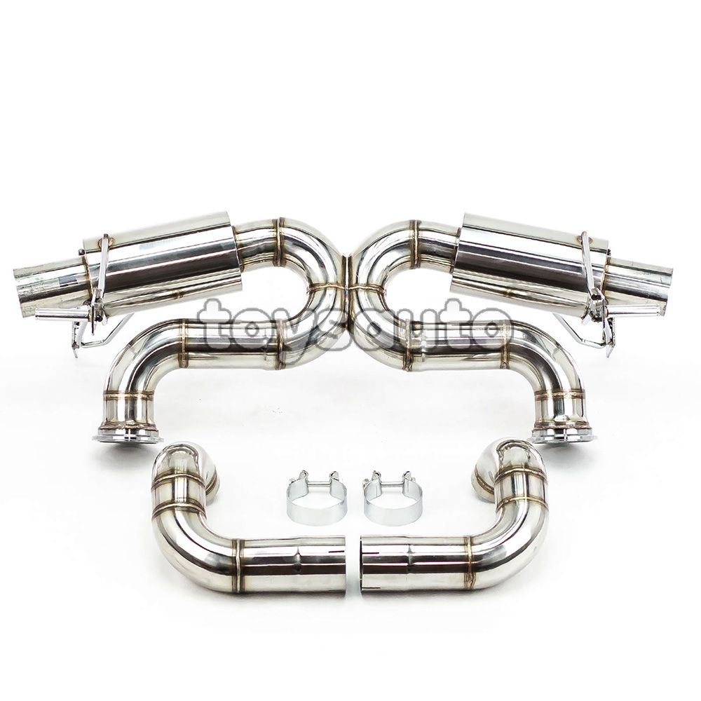 Rev9 Stainless Catback Exhaust 76mm Tip + 3" X Pipe for Audi R8 5.2L V10 09-15