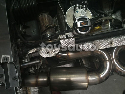 Rev9 Stainless Catback Exhaust 76mm Tip + 3" X Pipe for Audi R8 5.2L V10 09-15