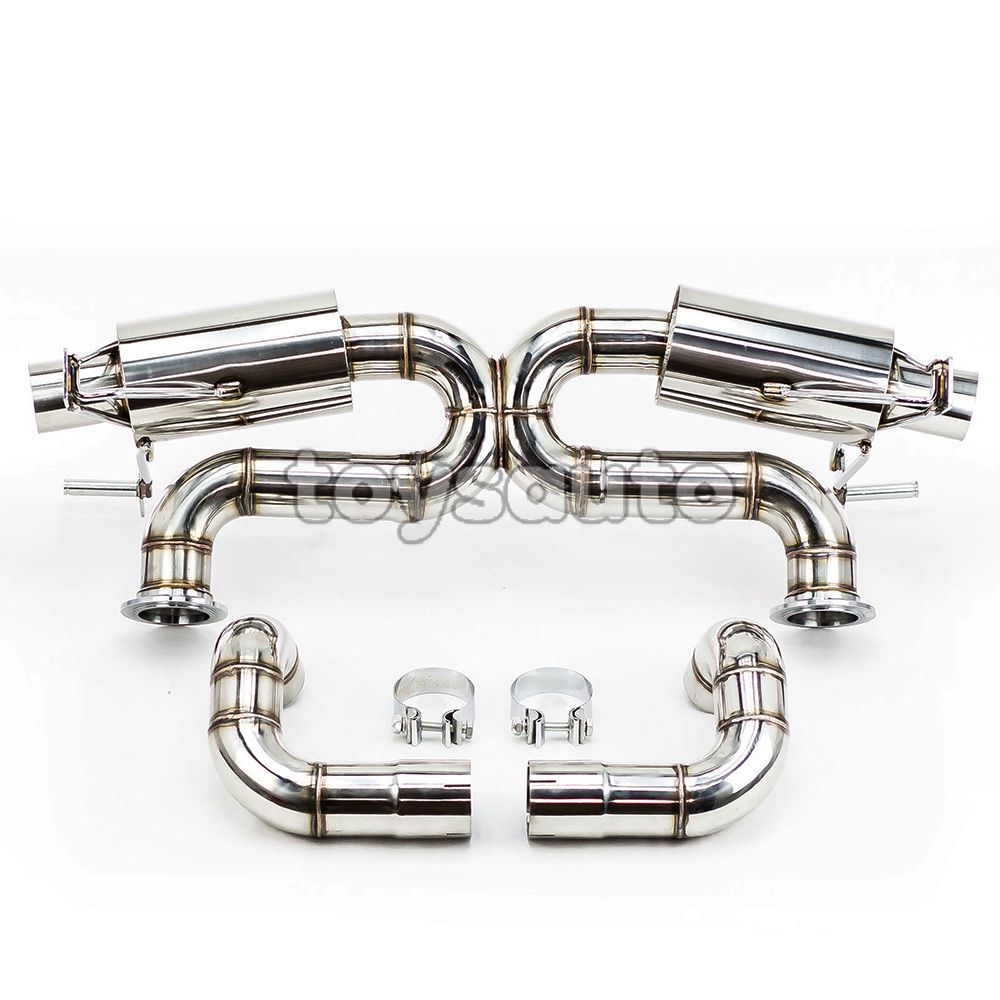 Rev9 Stainless Catback Exhaust 63.5mm Tip + X Pipe for Audi R8 4.2L V8 08-15