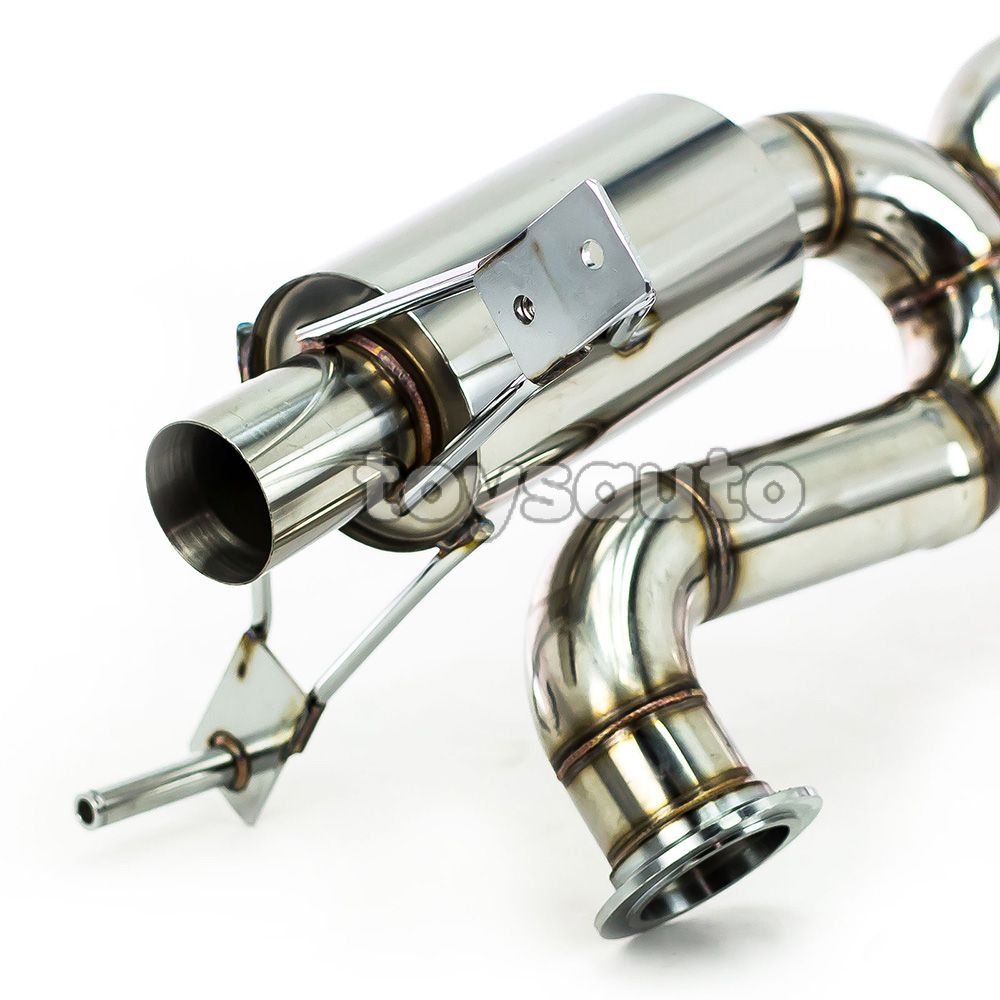 Rev9 Stainless Catback Exhaust 63.5mm Tip + X Pipe for Audi R8 4.2L V8 08-15