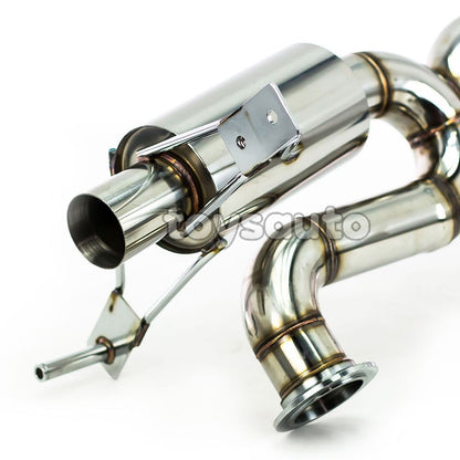 Rev9 Stainless Catback Exhaust 63.5mm Tip + X Pipe for Audi R8 4.2L V8 08-15
