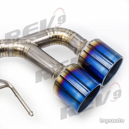 Rev9 18lbs Full Titanium Catback Exhaust Quad 5" Tip for Skyline GTR R35 09-17