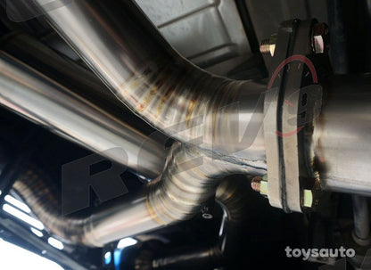 Rev9 18lbs Full Titanium Catback Exhaust Quad 5" Tip for Skyline GTR R35 09-17