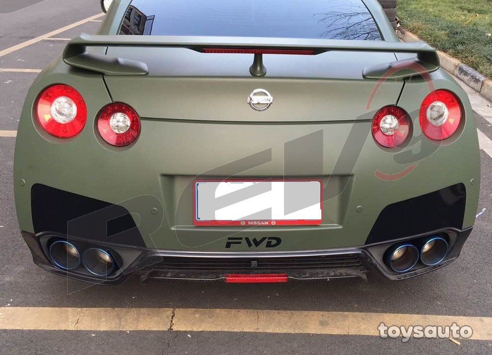 Rev9 18lbs Full Titanium Catback Exhaust Quad 5" Tip for Skyline GTR R35 09-17
