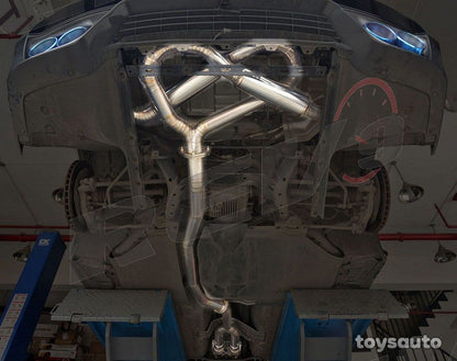 Rev9 18lbs Full Titanium Catback Exhaust Quad 5" Tip for Skyline GTR R35 09-17