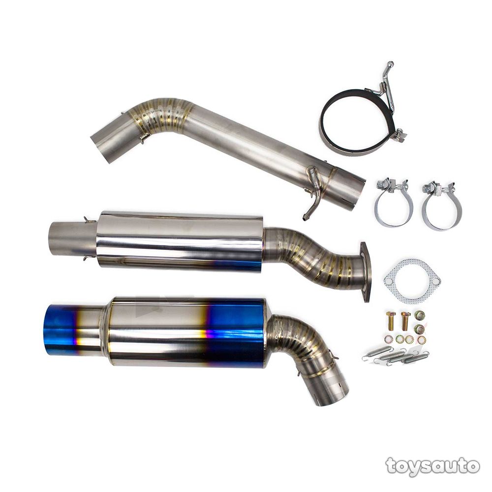 Rev9 4.5" Full Titanium Single Tip Catback Exhaust *12lbs* for 370z Z34 09-17