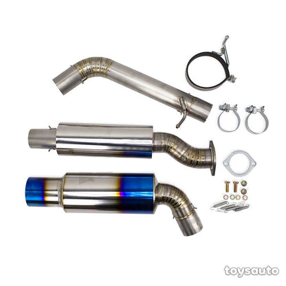 Rev9 4.5" Full Titanium Single Tip Catback Exhaust *12lbs* for 370z Z34 09-17