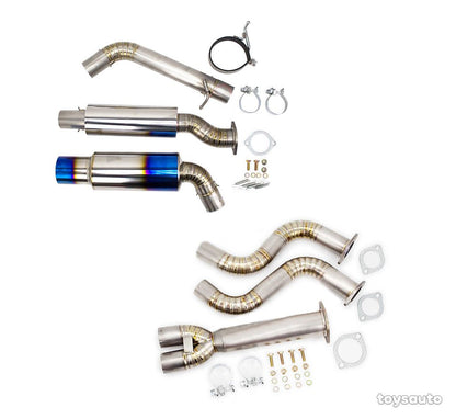 Rev9 4.5" Full Titanium Single Tip Catback Exhaust +Y Pipe *17lbs for 370z 09-17